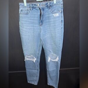 American Eagle Distressed Mom Jeans